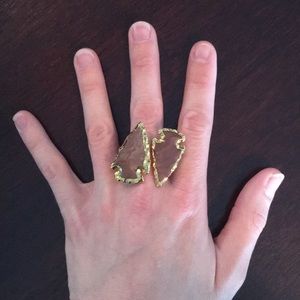 Anthropologie boho arrow ring